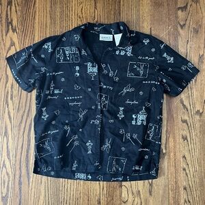 Petite Coastal Grandma Button Down